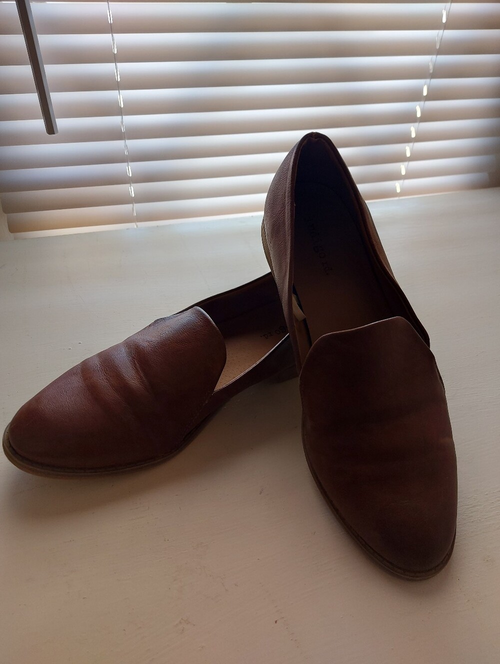 Indigo Rd. Hani Brown Faux Leather Slip-On Loafers